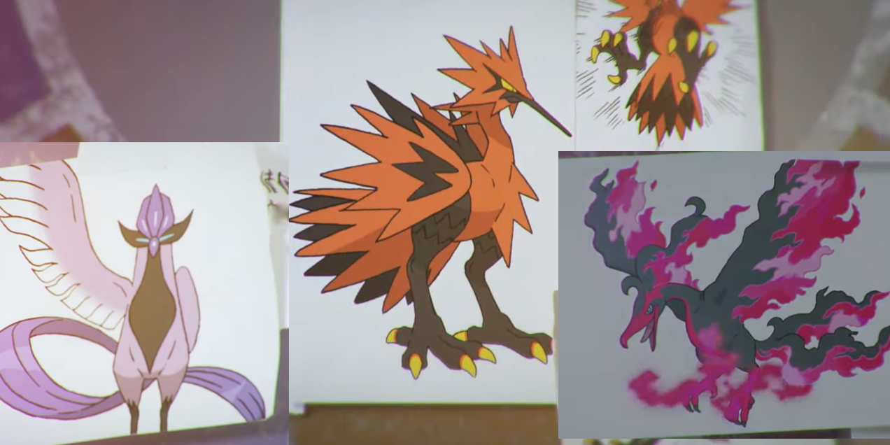 Articuno, Zapdos e Moltres ganham formas Galarian em Pokémon Sword & Shield