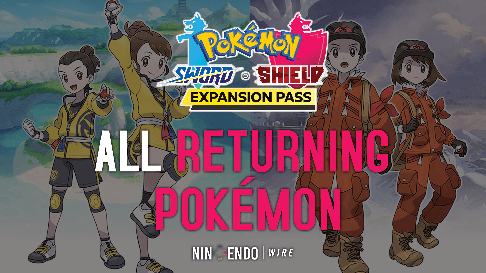 Pokémon Sword and Shield' Crown Tundra DLC: List of Returning Pokémon