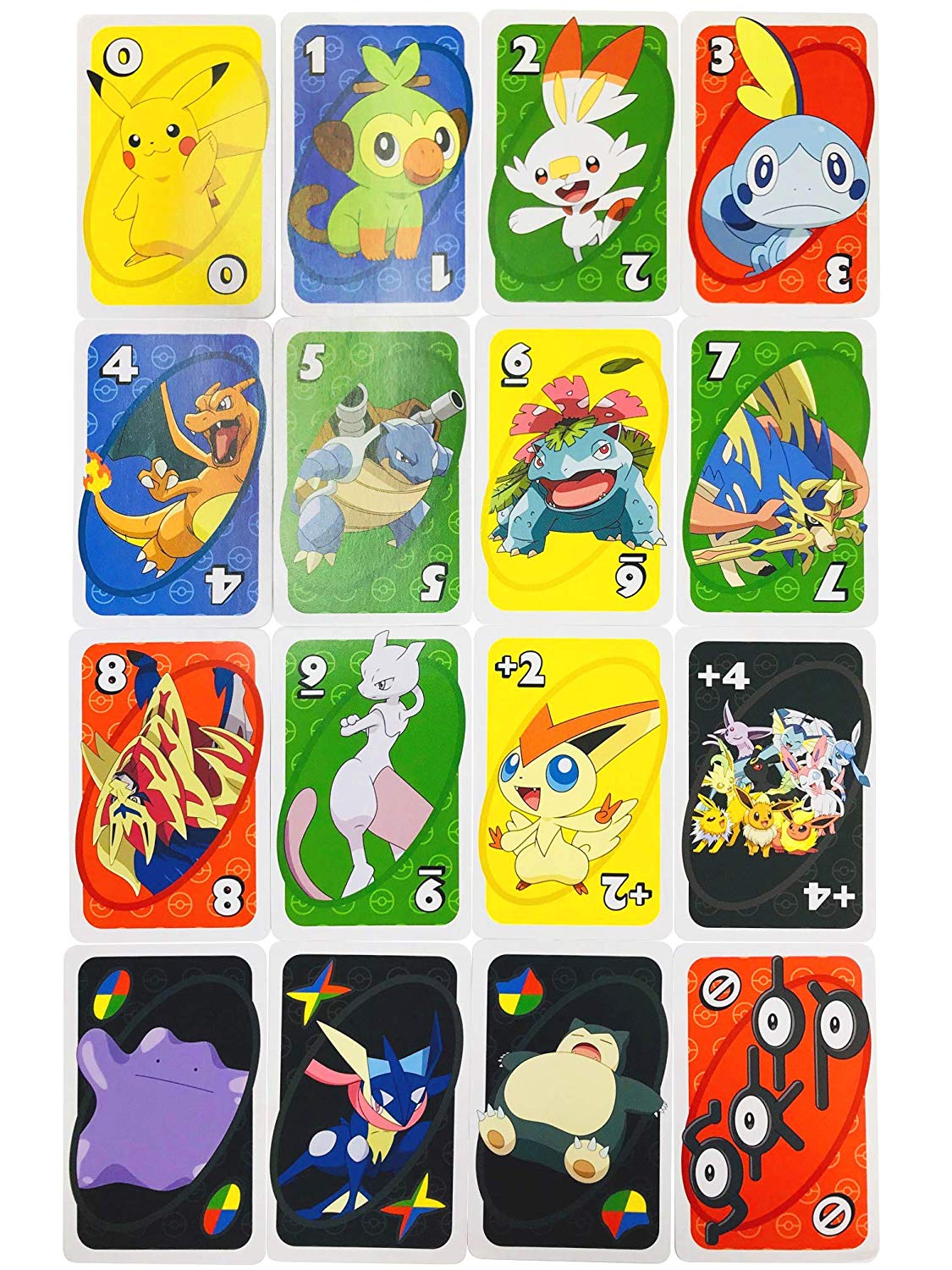 Details about   Pokemon UNO Deck Mattel Brand New Special Rule Card with Snorlax & Greninja 