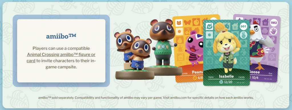 amiibo compatible with animal crossing new horizons