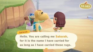 Animal Crossing: New Horizons Saharah Guide - Wallpaper, Floors, Rugs