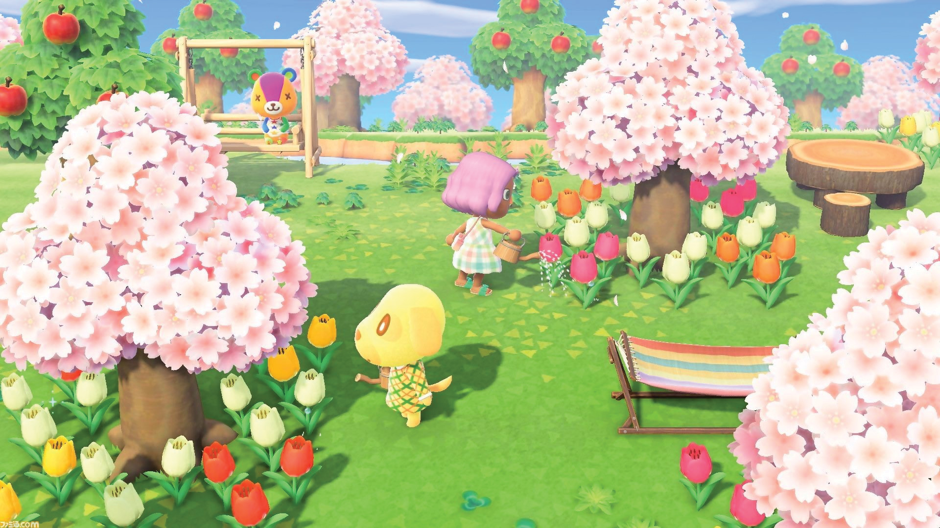 Craft Your Own - Cherry Blossom Pochette Kit - Animal Crossing Inspired