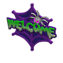 Animal Crossing New Horizons Purple Spider Doorplate