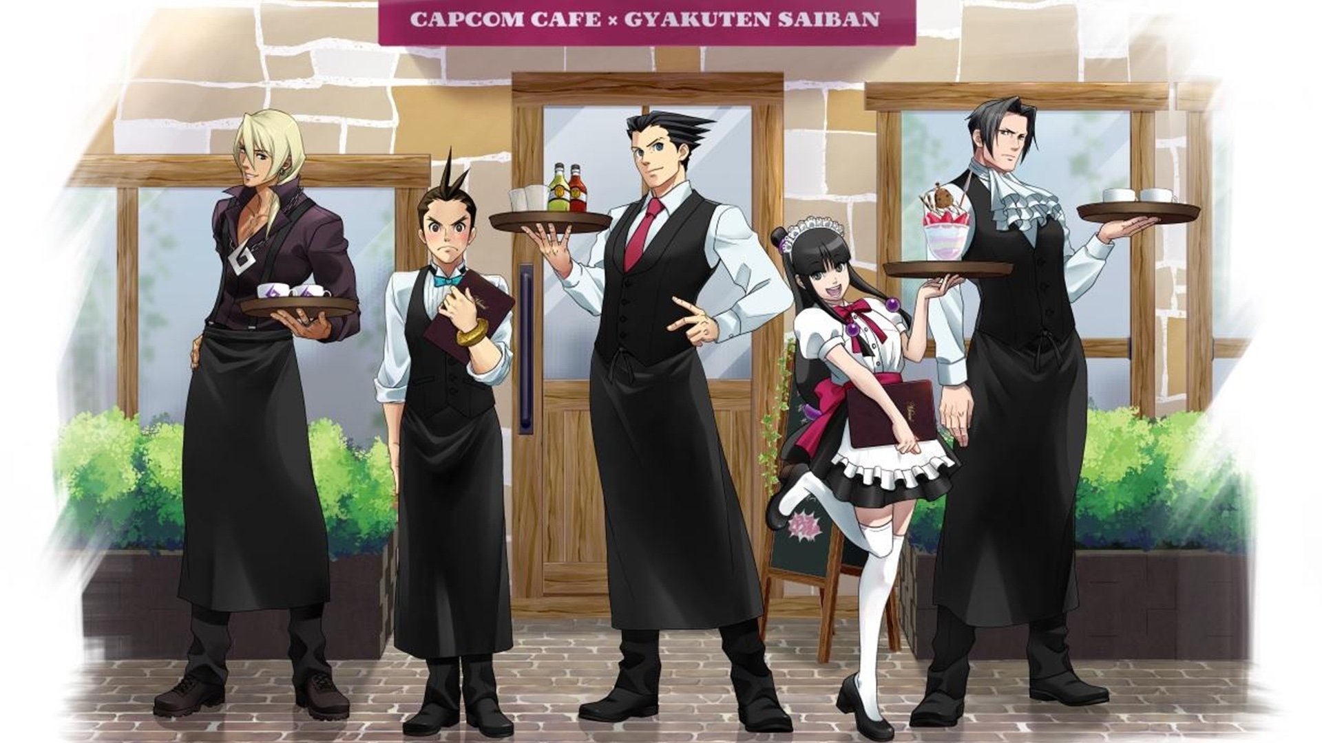 New artwork released for upcoming Ace Attorney Capcom Café theme - Nintendo...