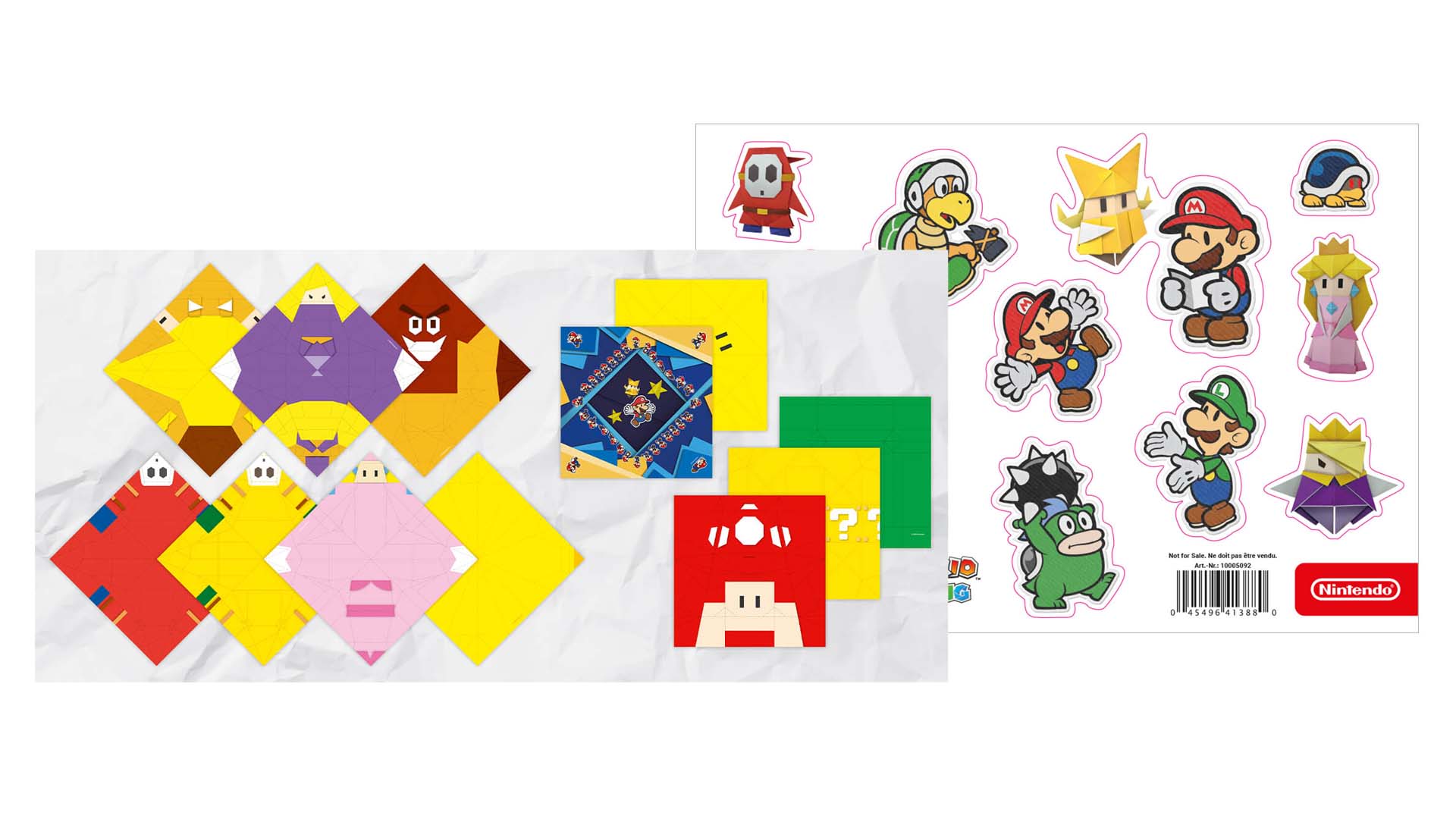 Paper mario origami pre best sale order bonus