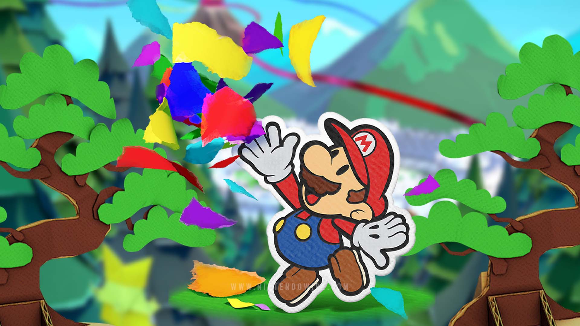 Paper Mario: The Origami King mobile wallpapers shared by Nintendo LINE  account - Nintendo Wire
