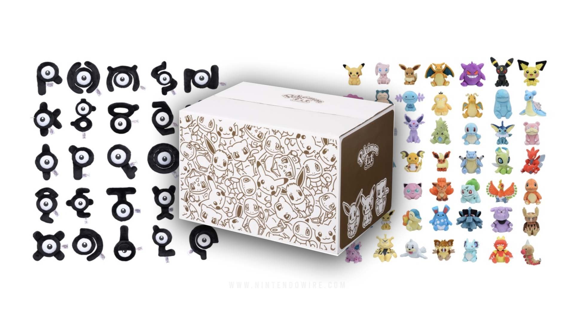 Japanese Pokemon Center Offering Mystery Pokemon Fit Plush Box Nintendo Wire