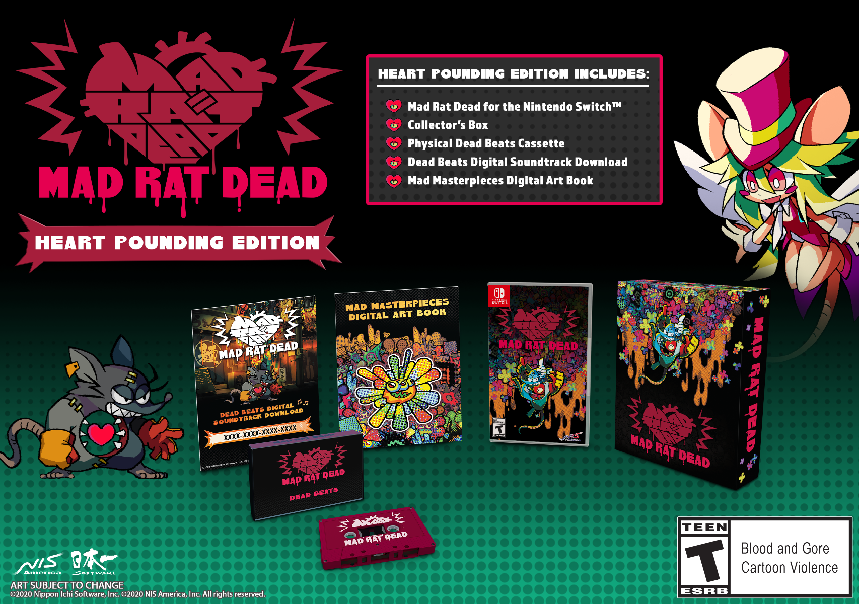 Mad rat. Mad rat Dead. Mad rat Dead Nintendo Switch. Mad rat Dead OST. Mad rat Dead Art.