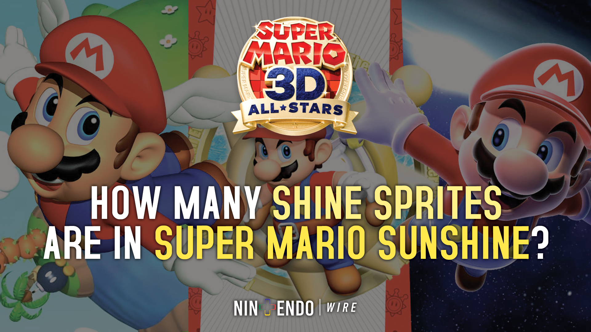 Mario Sunshine Shine Sprites