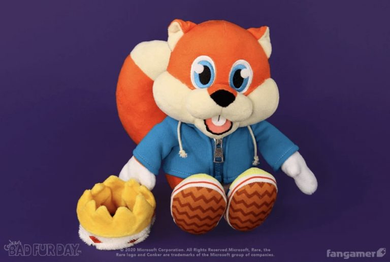 conker bad fur day plush