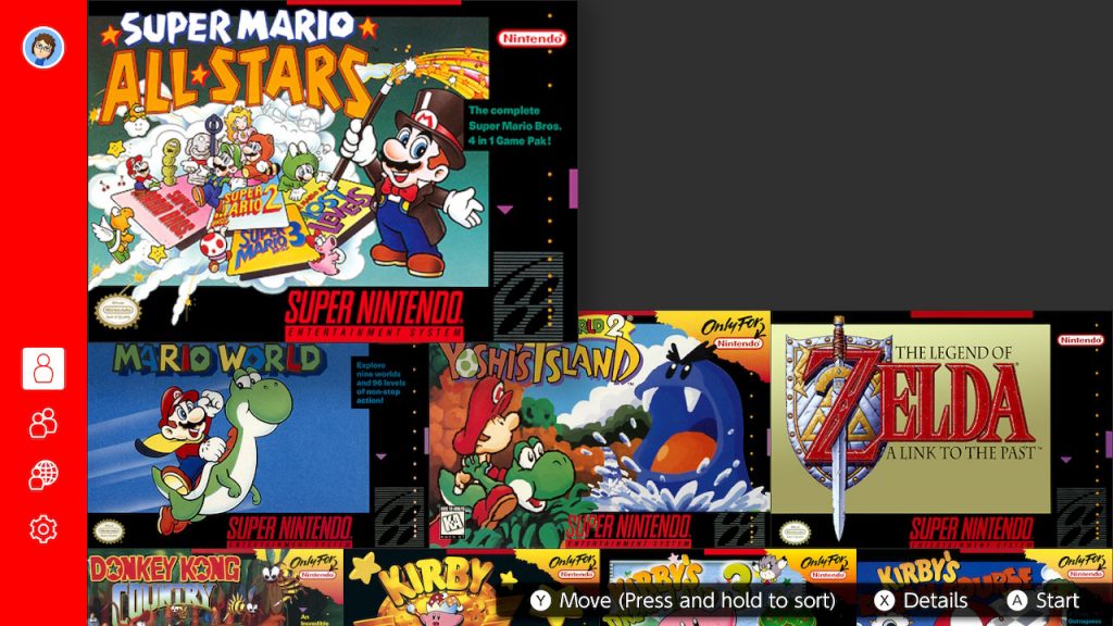 super mario all stars switch snes