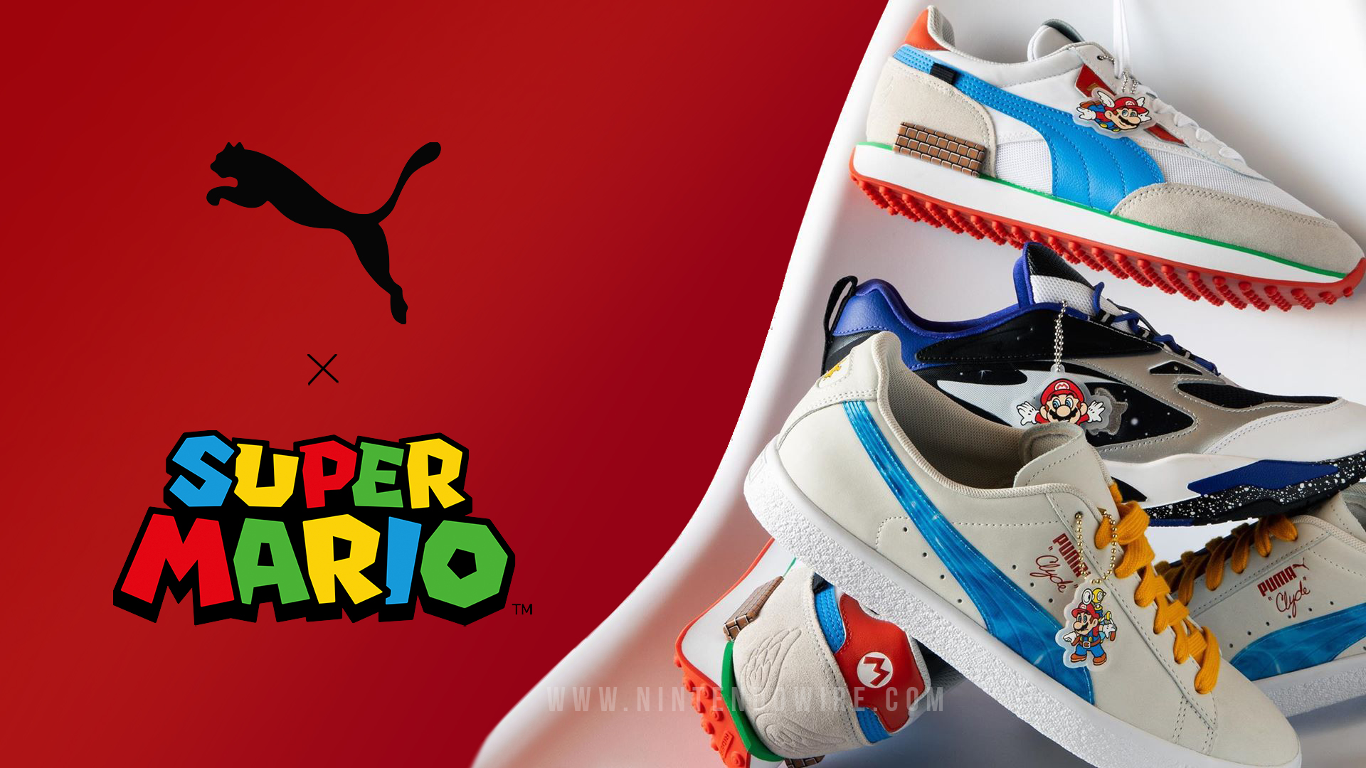 puma x super mario collection