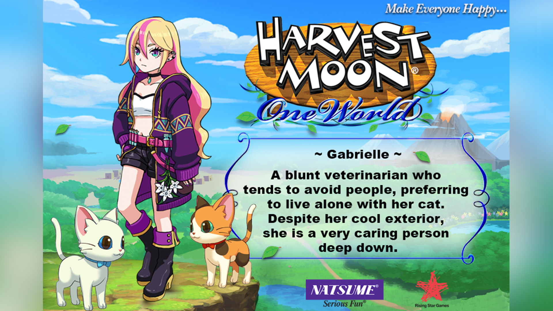 #2 Bachelorette Gabrielle Meet One World\'s – Moon: Harvest Wire - Nintendo
