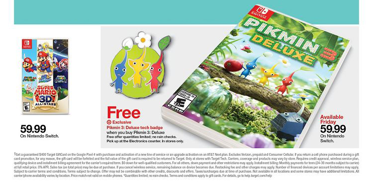 Pikmin 3 deals deluxe pre order