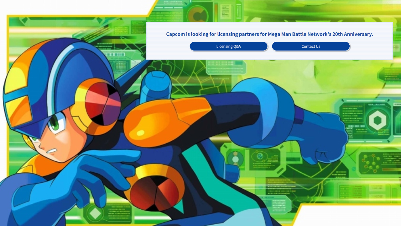 Capcom Is Looking For Licensing Partners For Mega Man Battle Networks 20th Anniversary Outside 