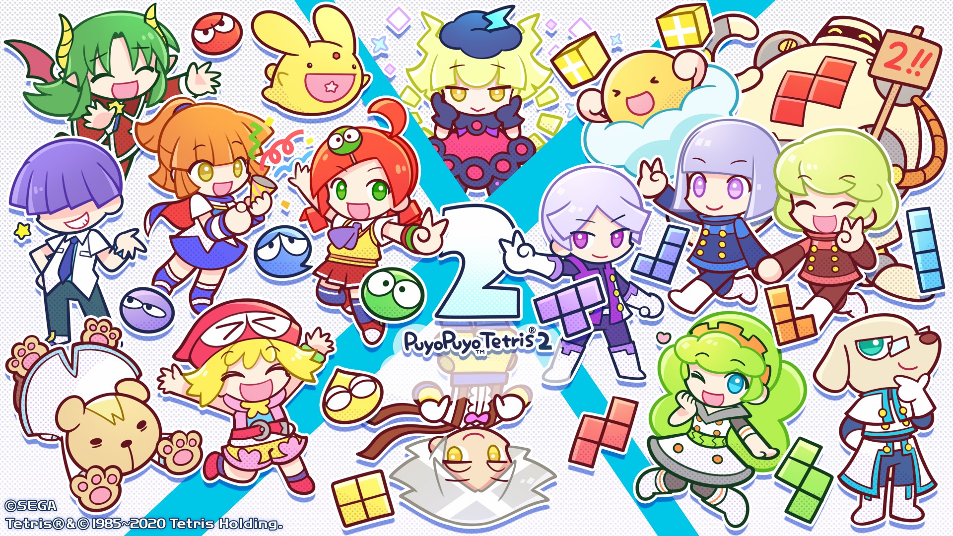 Puyo Puyo Tetris 2 celebrates launch with adorable art from the dev team - ...