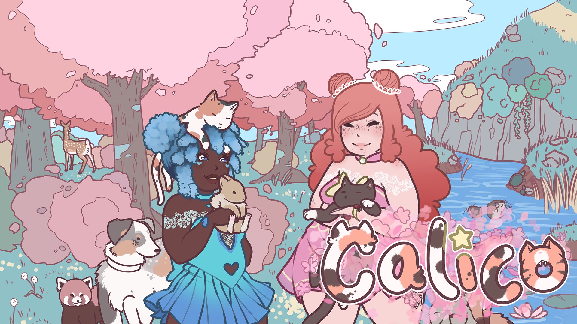  Pastel  hued cat  caf  paradise Calico is now available on 