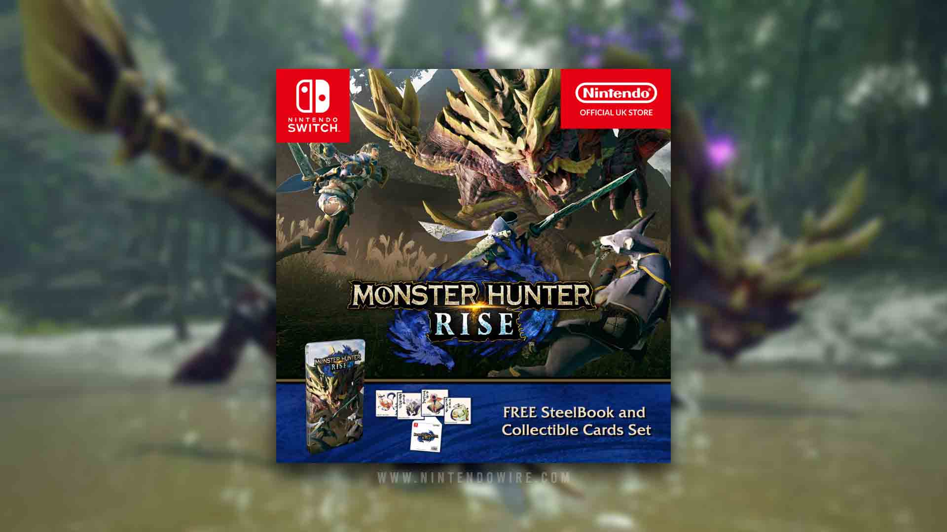 Nintendo UK offering Monster Hunter Rise steelbook and ...