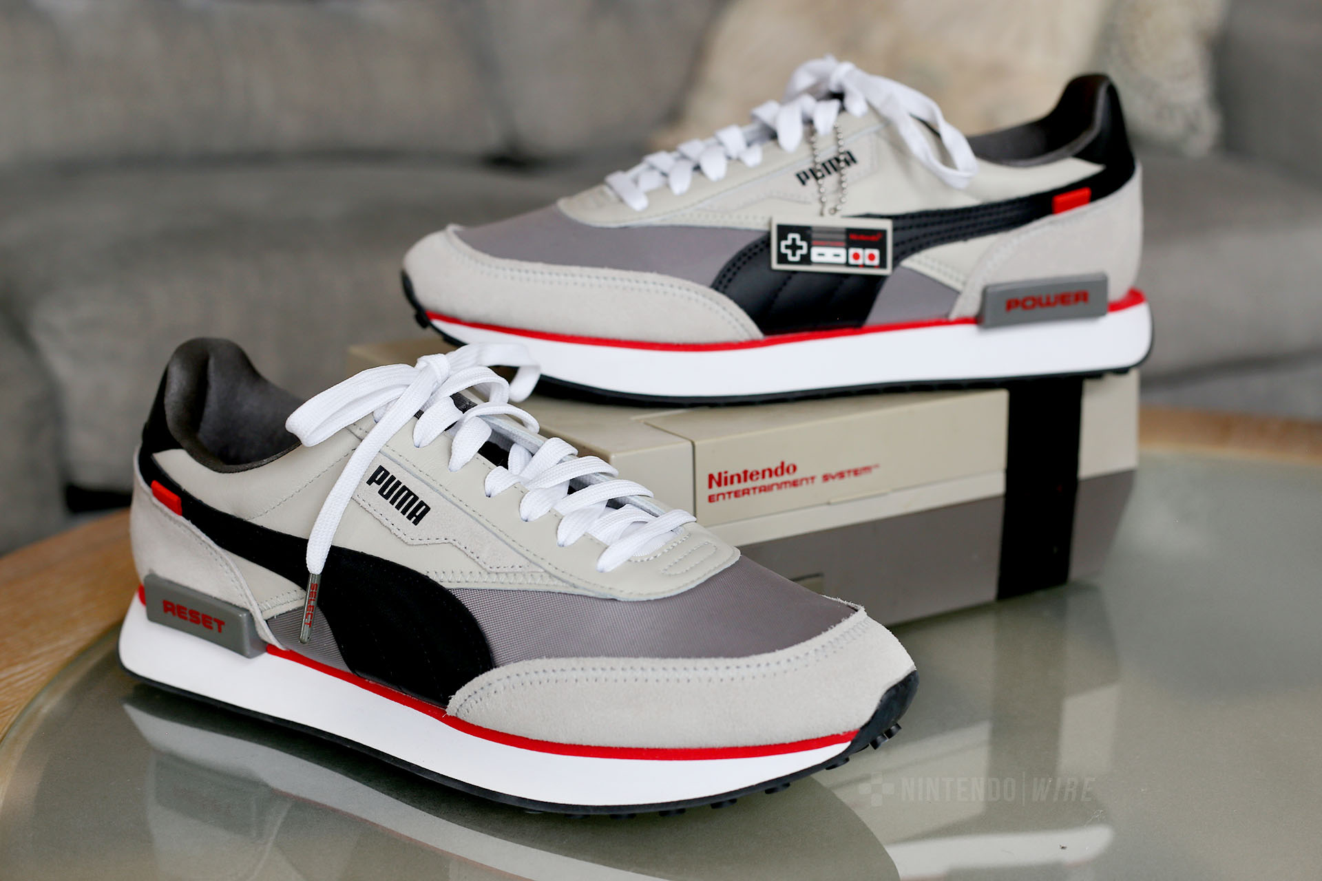 nintendo puma trainers