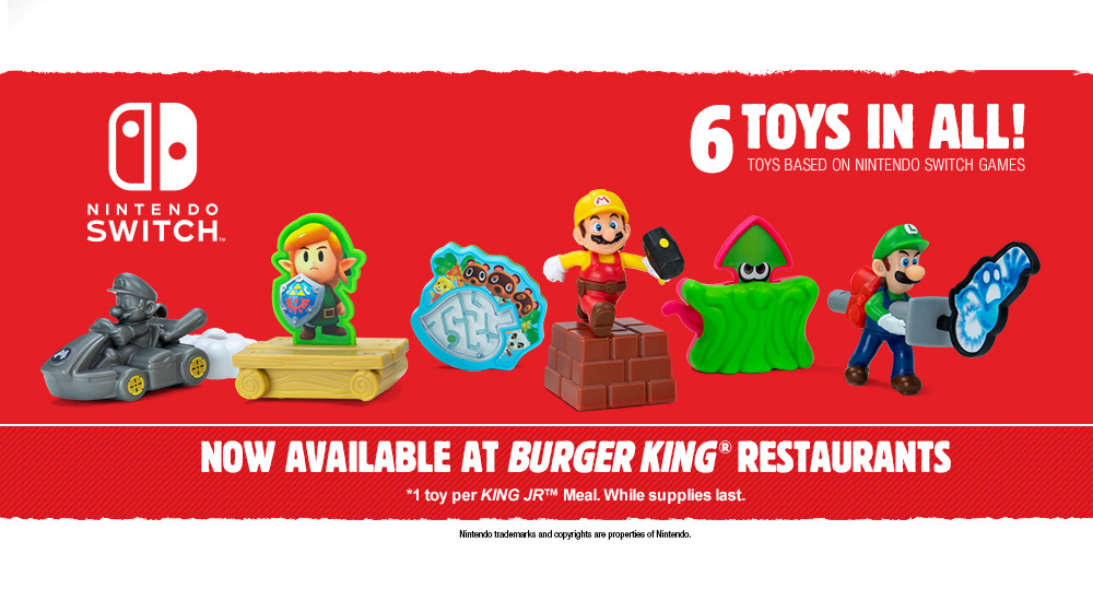 Burger king store king jr toys