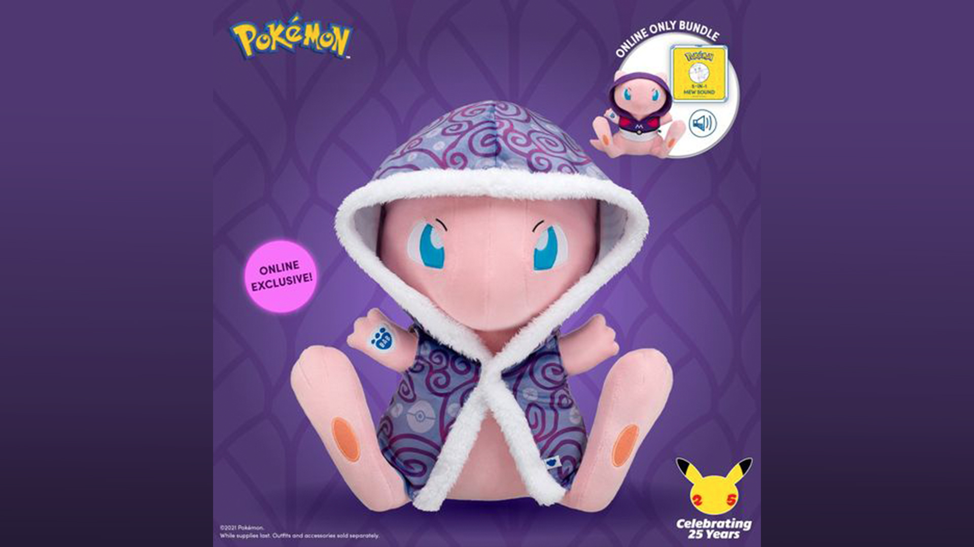 mew pokemon build a bear