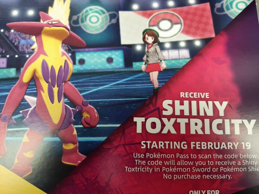 Shiny Toxtricity Distribution Is Coming To Gamestop Begins February 19th Nintendo Wire