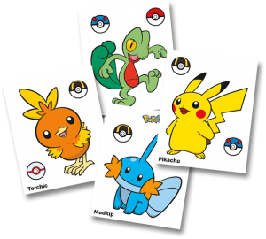 2021 Pokémon McDonalds Happy Meal Box Pikachu Sticker Set 