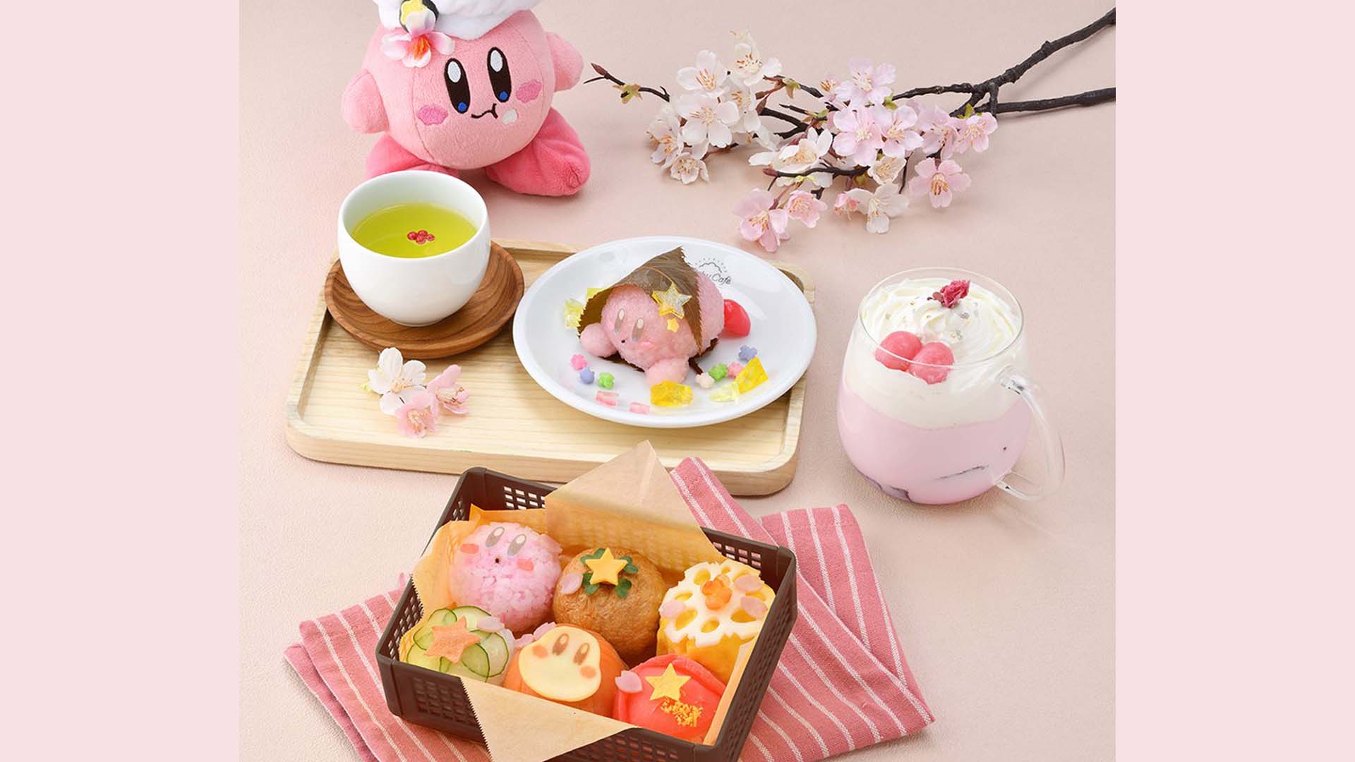 Springtime Cherry Blossom Menu Coming To Kirby Cafe Nintendo Wire