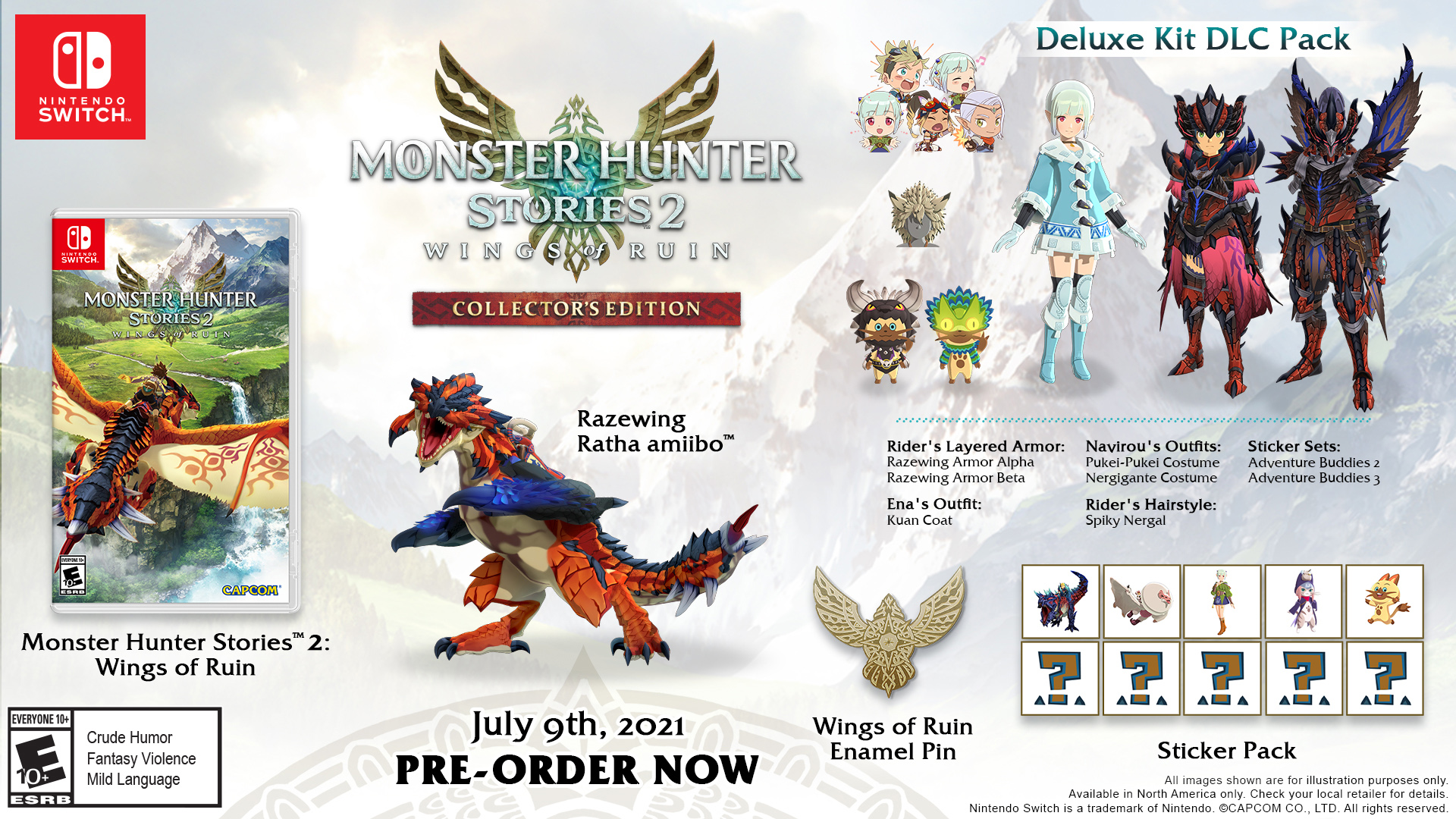 Monster Hunter Stories 2 Collector S Edition Gets You Razewing Ratha Amiibo Deluxe Dlc More Nintendo Wire