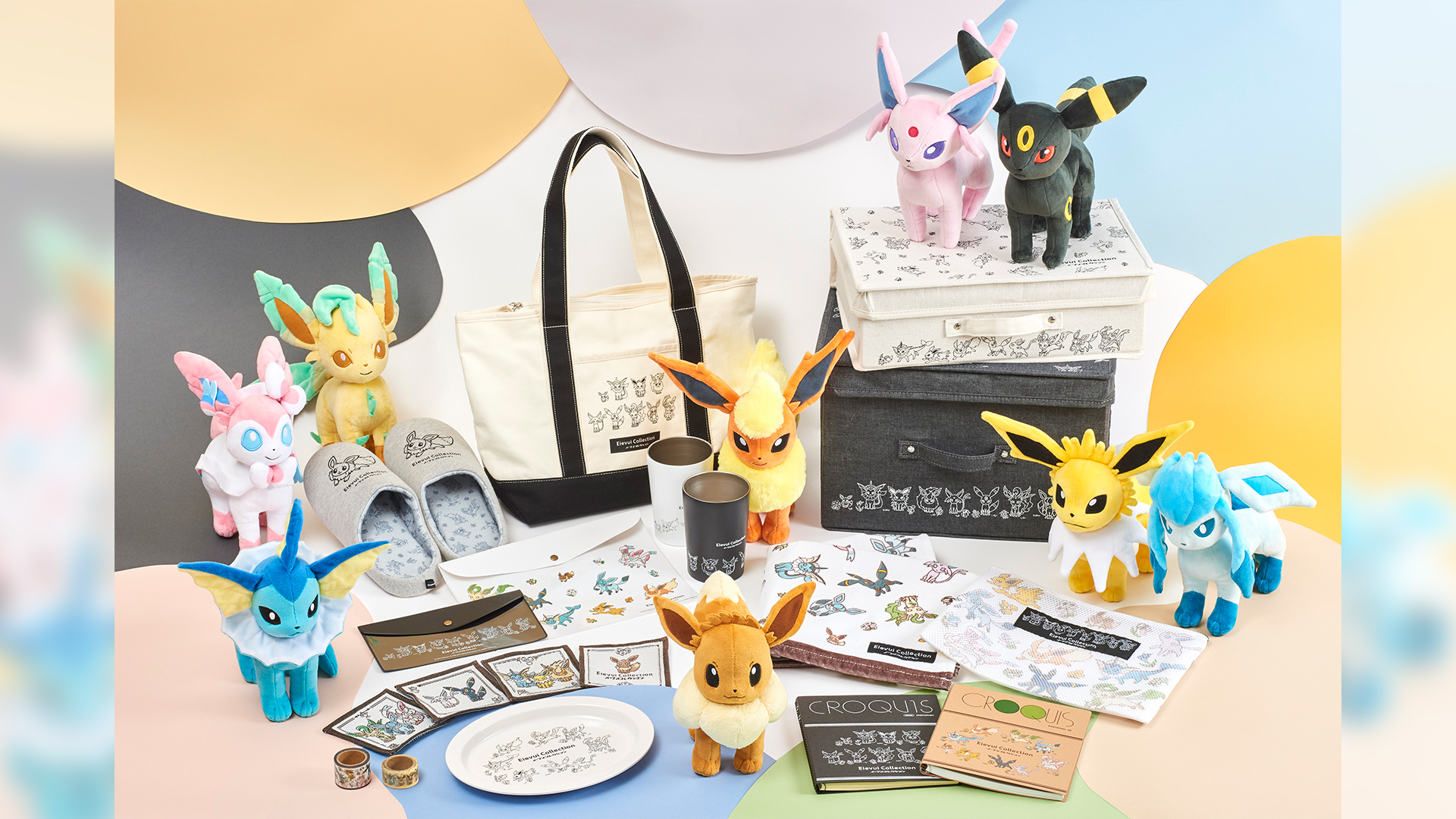 Eevee popular evolutions Notebooks Pokemon Center Japan Import Campus