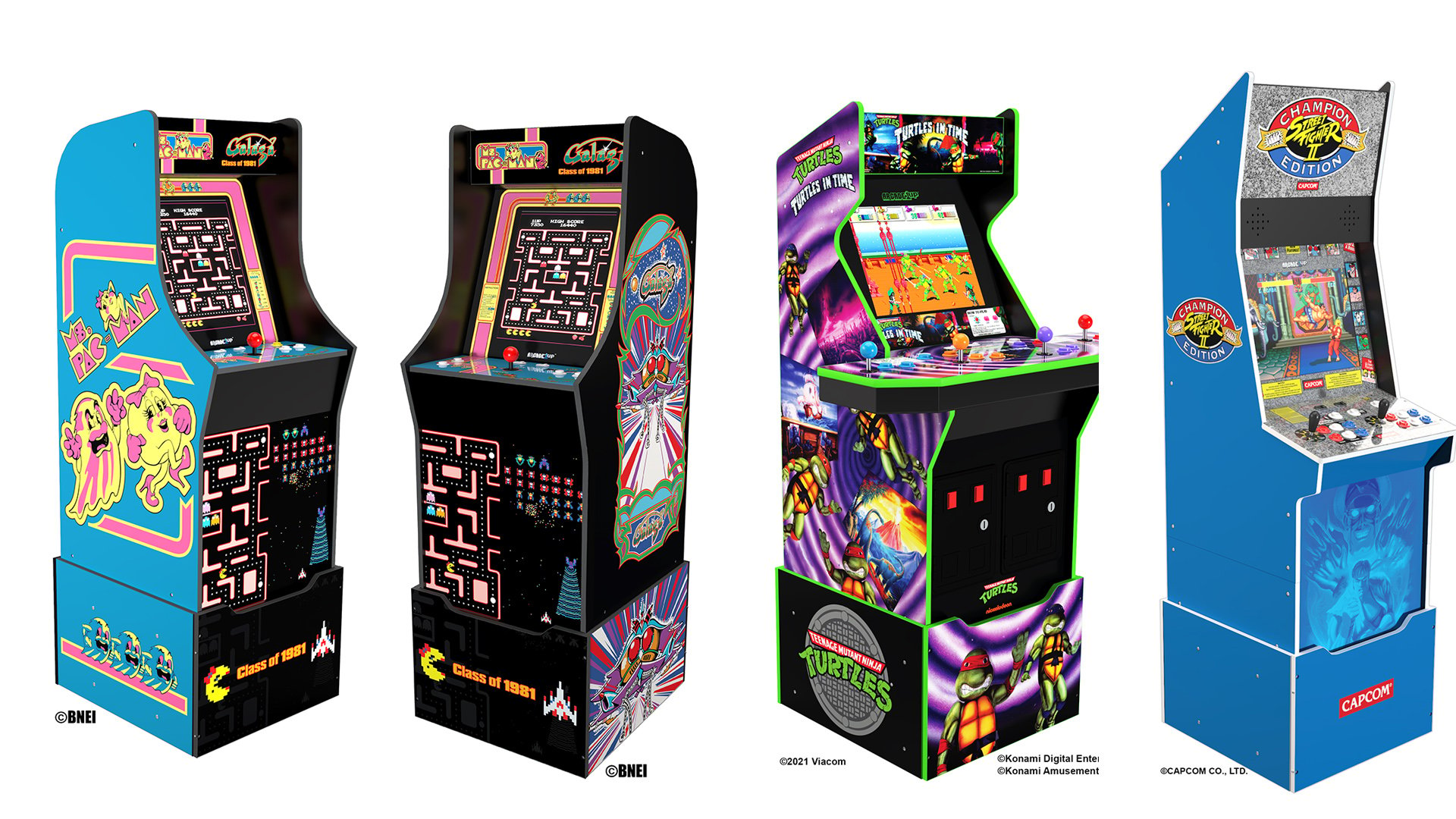 Turtles in Time, Street Fighter II Big Blue, and Ms. Pac-Man/Galaga ...