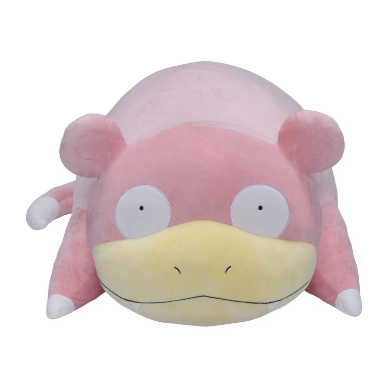 Life-size Slowpoke plush taking its time, releasing this November for ...