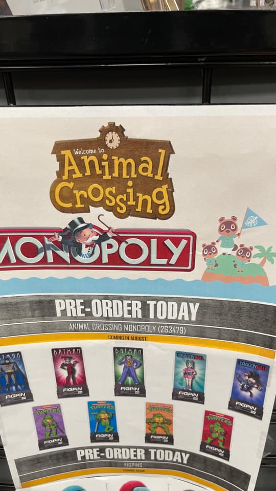 Dettagli ufficiali del gioco Monopoly Animal Crossing Edition