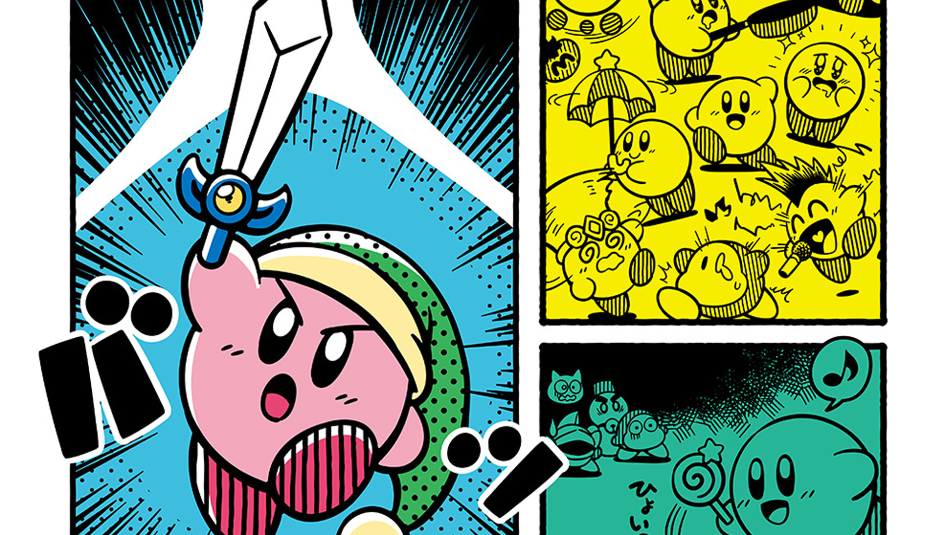 Kirby's Comic Panic the newest art and merch theme for the pink hero -  Nintendo Wire