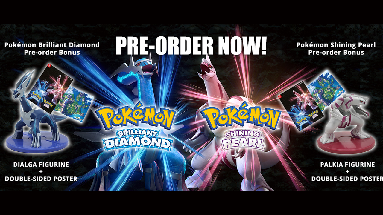 Get Exclusive Gift with Pokemon Brilliant Diamond Pre-Order