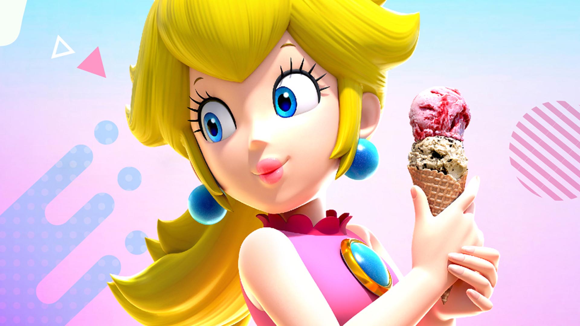 Бесплатные песни принцесса. Принцессы Нинтендо. Принцесса Пич Анджела 2. Мороженое принцесса. Princess Peach amiibo.