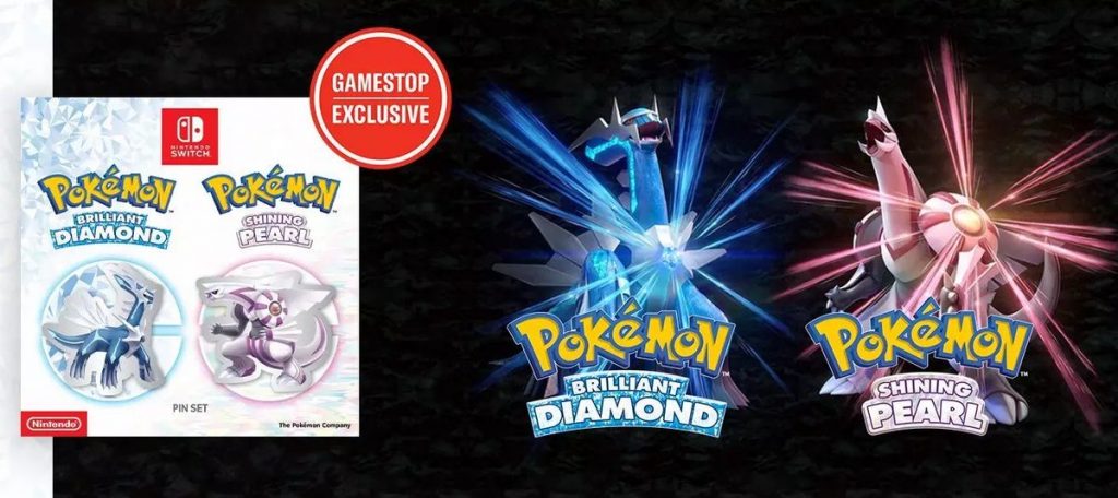 Pokémon new Brilliant Diamond & used Shining Pearl Double Pack Nintendo Switch