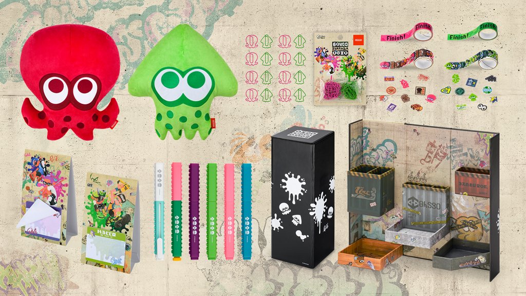 Nintendo 東京 ロンT SQUID or OCTO スプラトーンXL - アニメグッズ