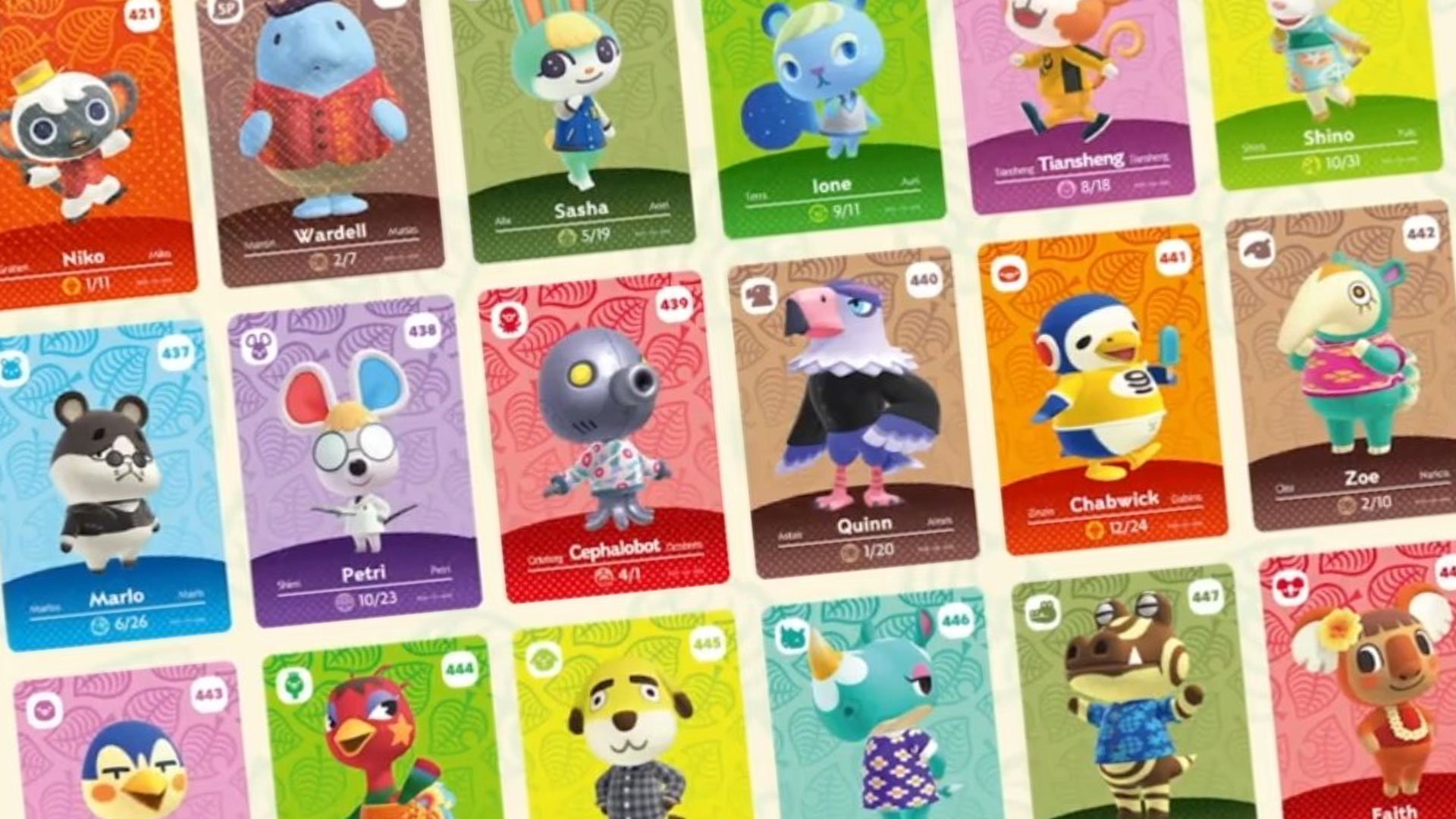 Full List of Animal Crossing Series 5 amiibo Cards - Nintendo Wire