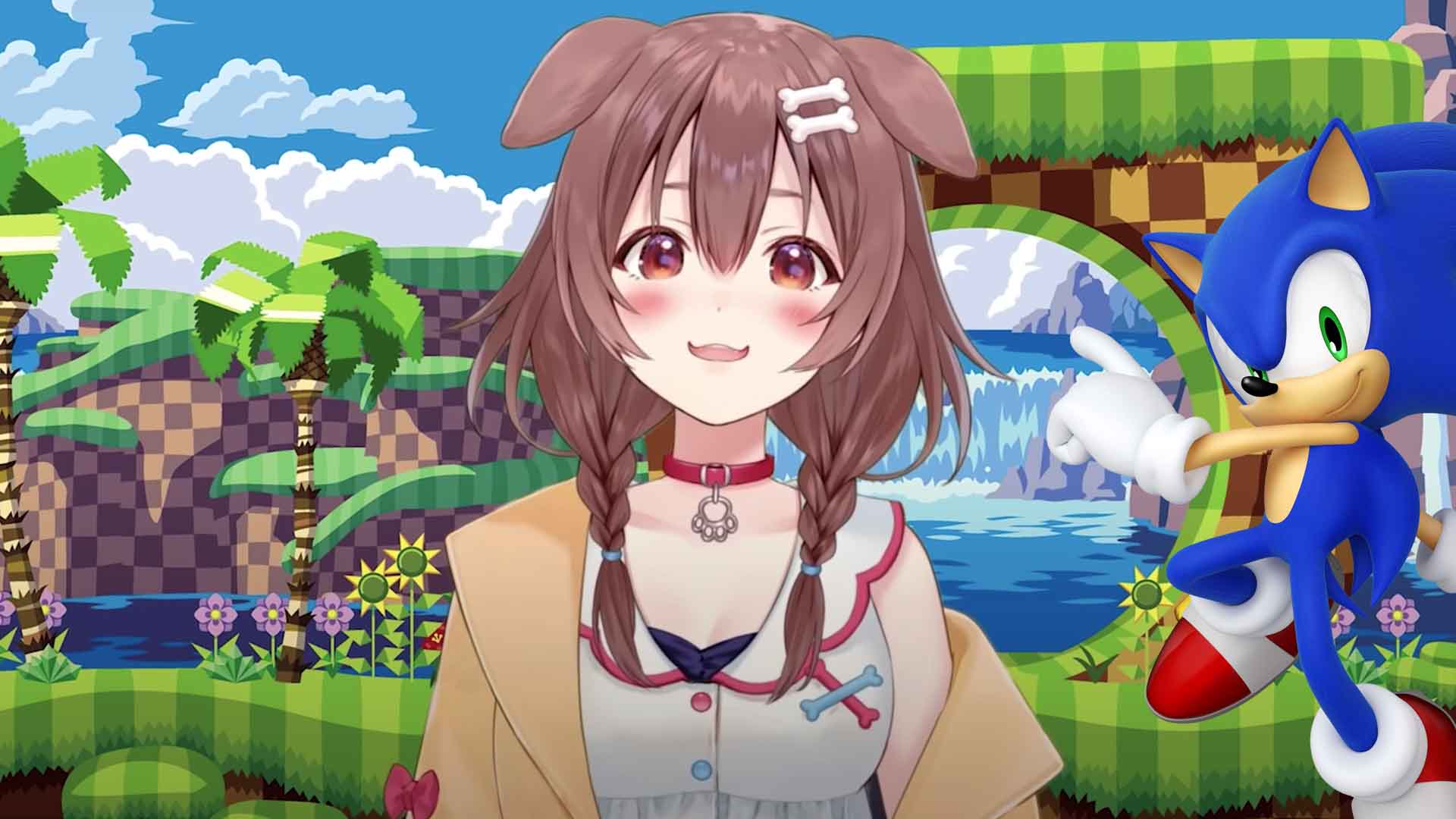 Sega Promotes VTuber Inugami Korone Who Celebrates Sonic The Hedgehog 