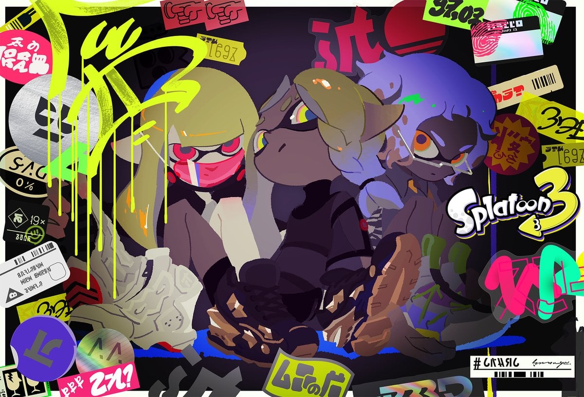 New Splatoon 3 art wishes fans a Splatty Halloween Nintendo Wire