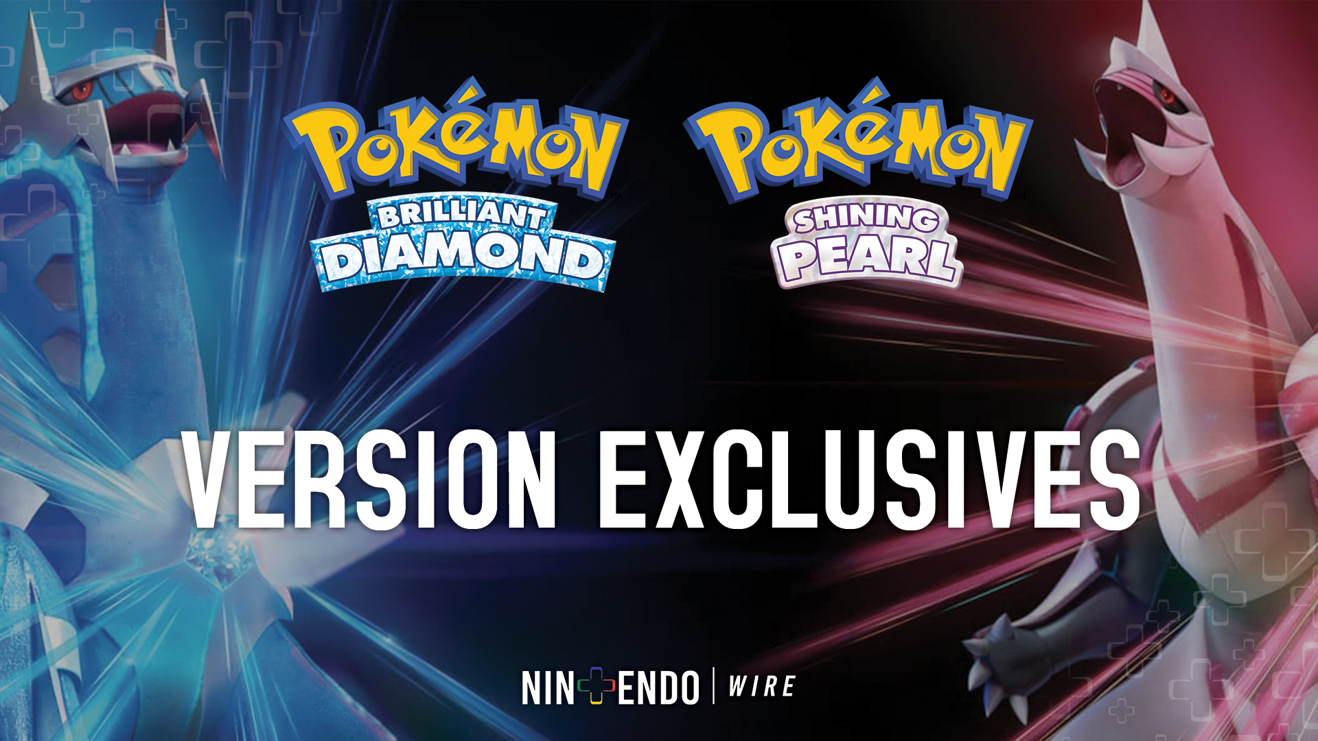 All Version Exclusives in Pokémon Brilliant Diamond and Shining