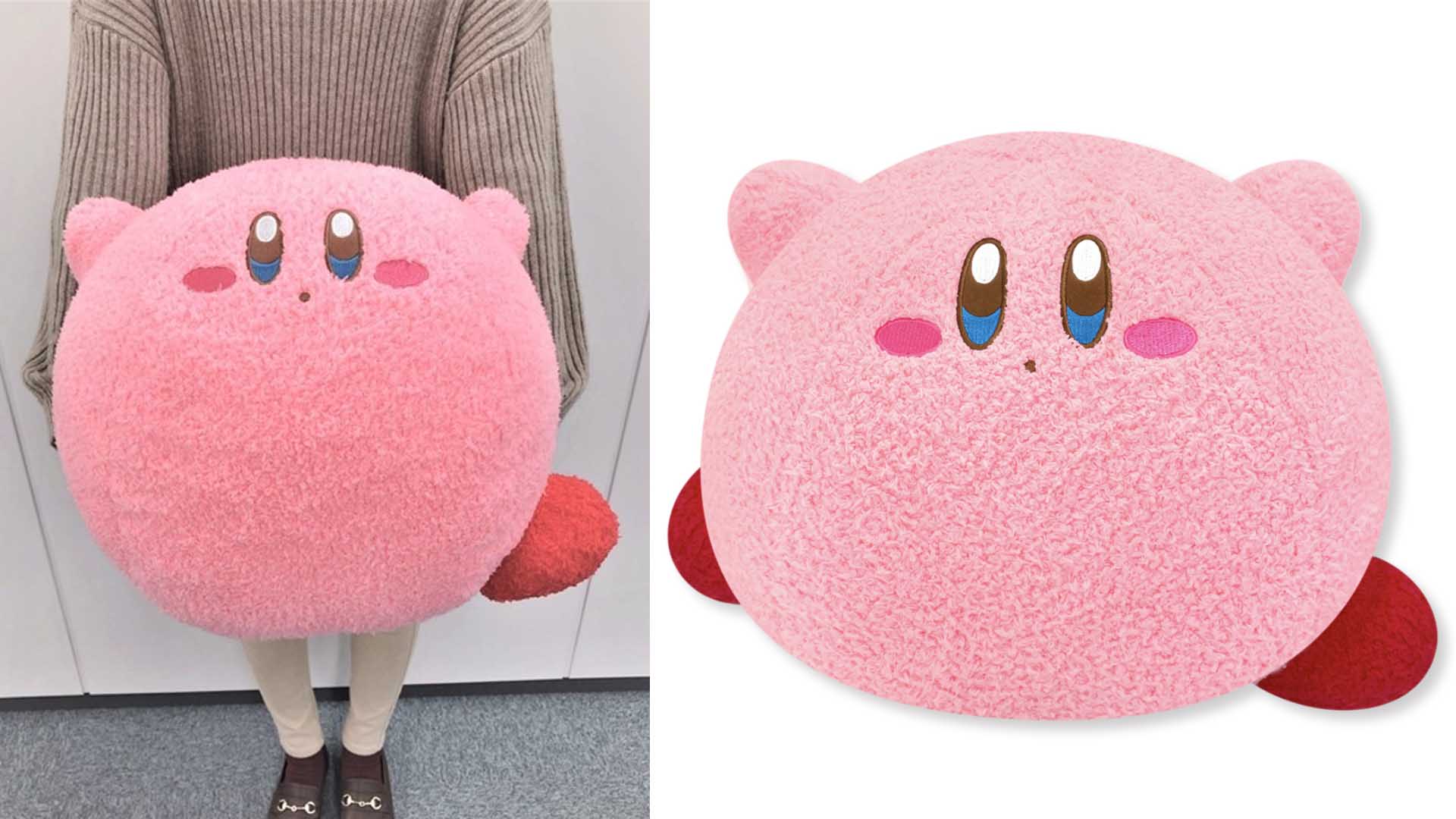 Big and fluffy Kirby plush coming soon to Japanese arcades – Nintendo Wire