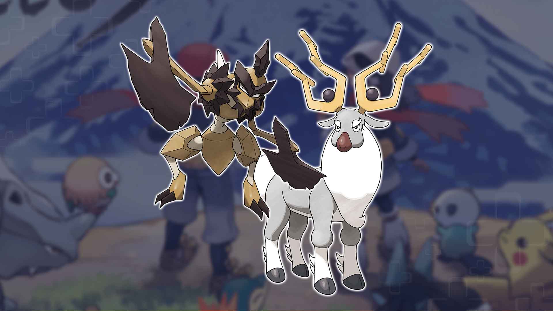 Giratina, Shiny Giratina, and Shiny Shaymin Meet [Pokémon Legends: Arceus]  