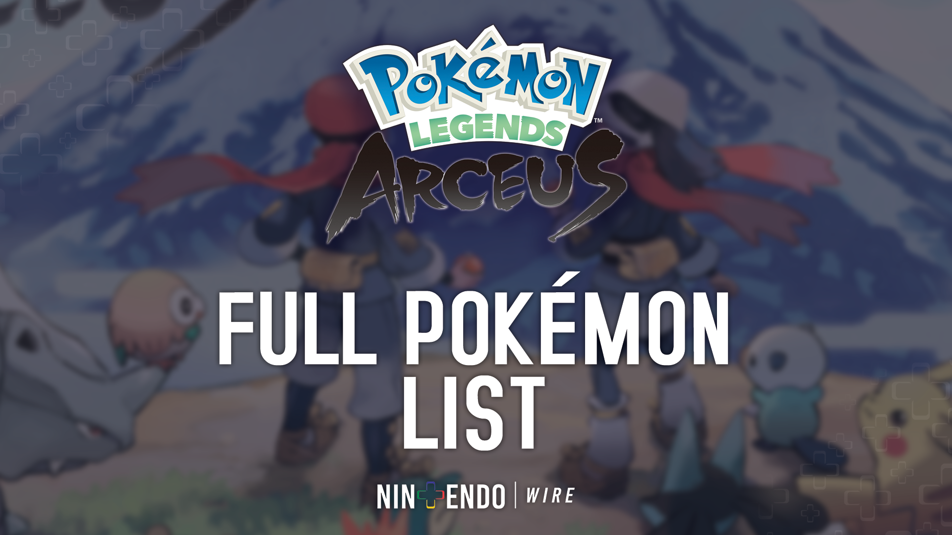 Pokemon Legends: Arceus Pokedex - All Entries