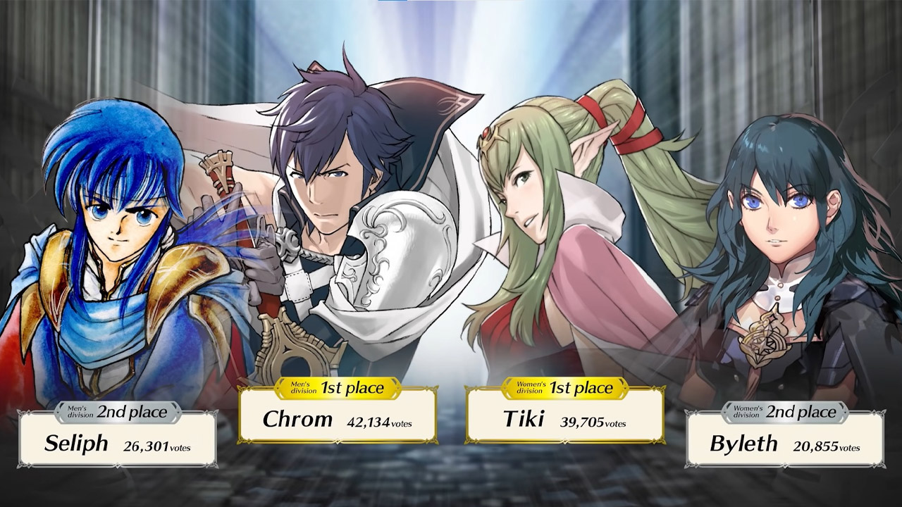 Chrom, Tiki, Byleth, and Seliph are Fire Emblem Heroes' Choose Your