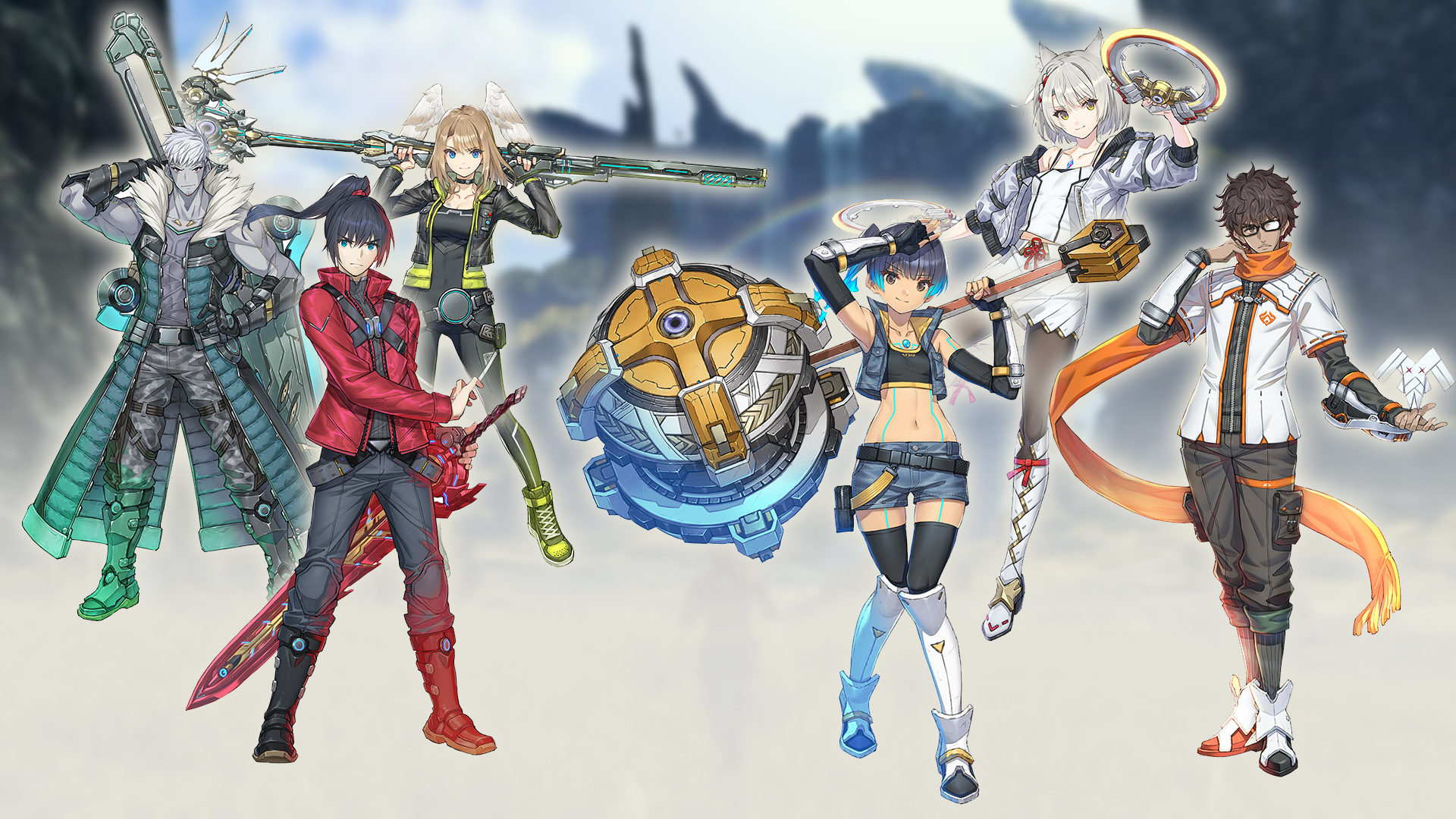 Due to the characters in Xenoblade Chronicles 3 having artwork, I decided  to try my hand at a group shot of the characters. I think it looks pretty  good overall. (I don't