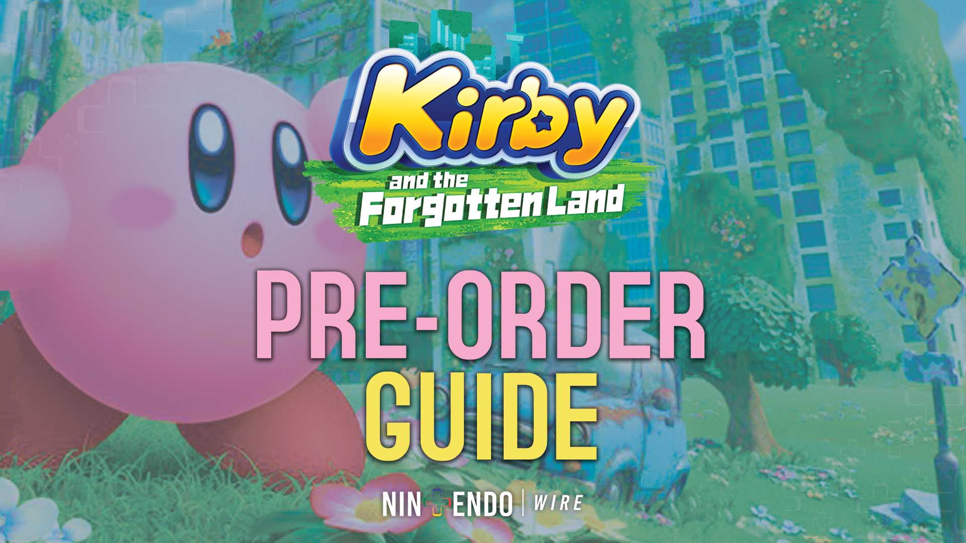 Kirby and the Forgotten Land with Pre-Order Bonus Kirby Popsocket -  Nintendo Switch 