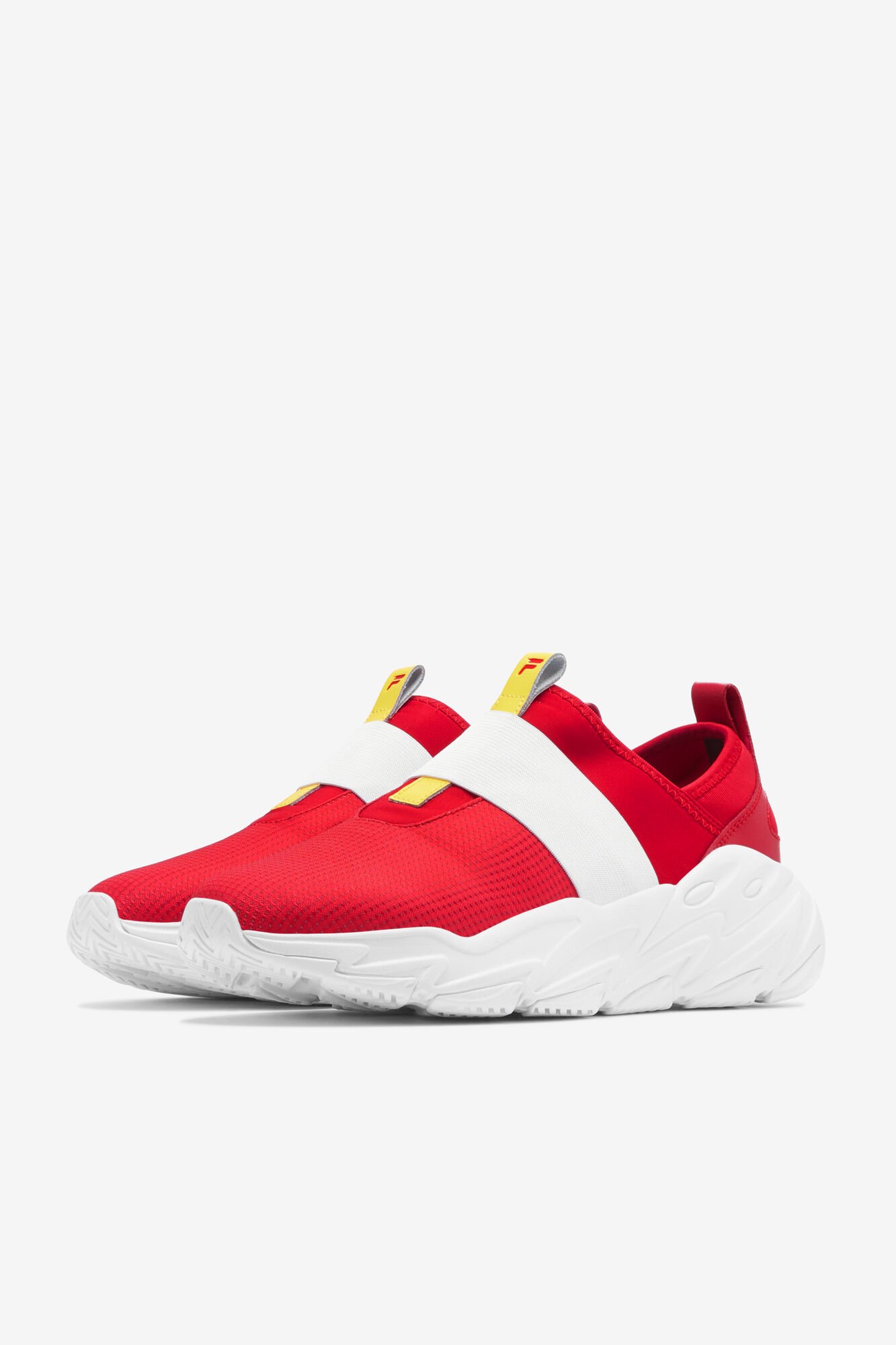 red and white sonic shoes