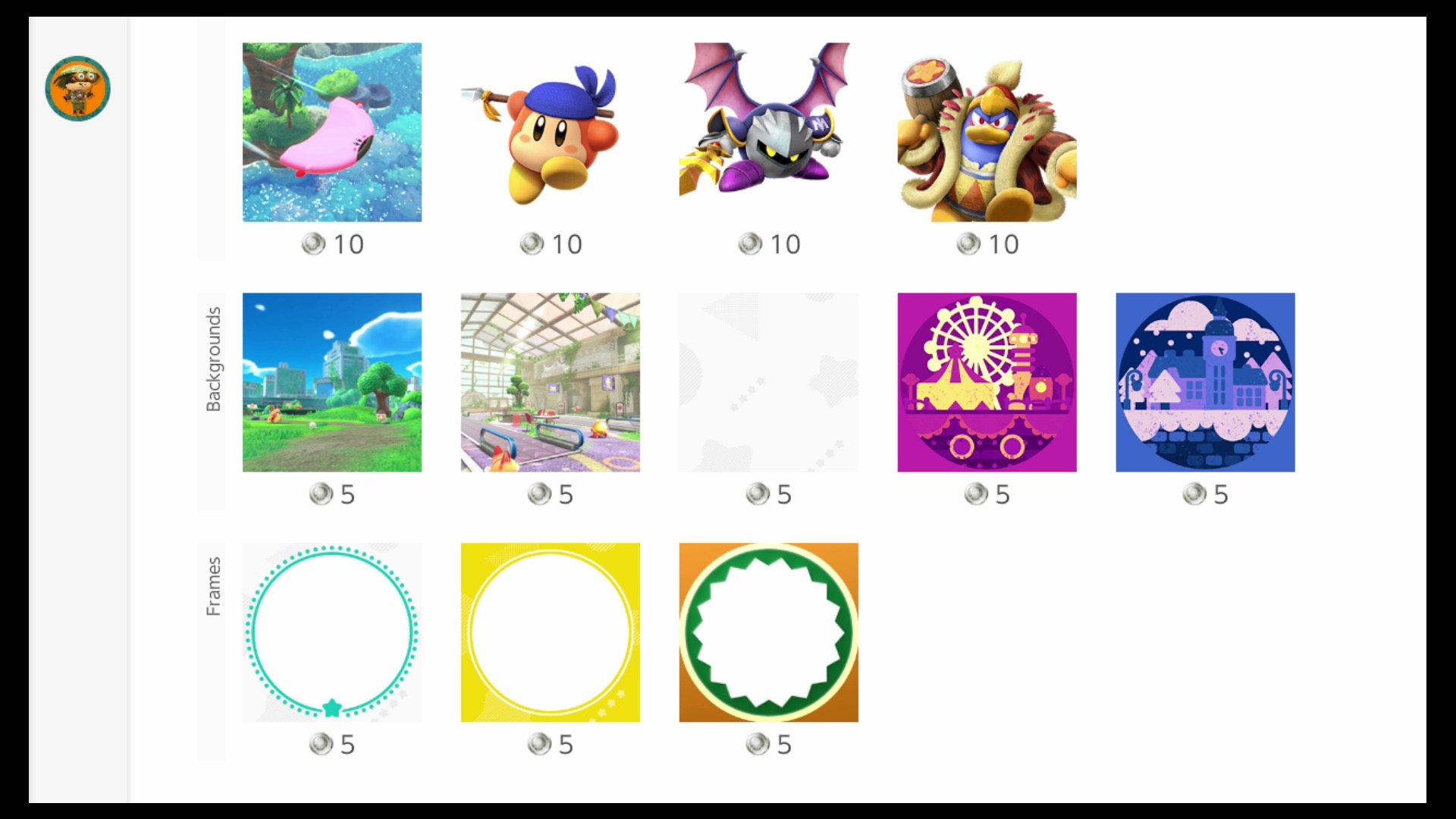 Kirby and the Forgotten Land user icons added to Nintendo Switch